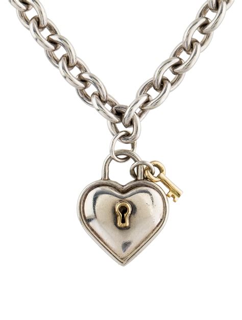 lock and key necklace tiffany.